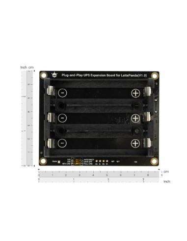 Smart UPS Expansion Board for LattePanda IOTA (18650 Battery)