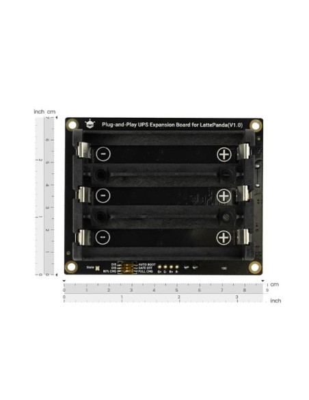 Smart UPS Expansion Board for LattePanda IOTA (18650 Battery)