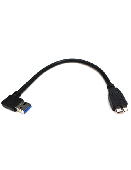 USB3.0AM L type to Micro USB Cable