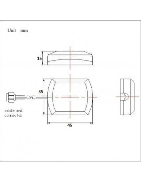 External Active GPS Antenna CorpShadow - 3
