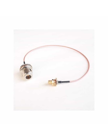 N female to RP-SMA Bulkhead 12"