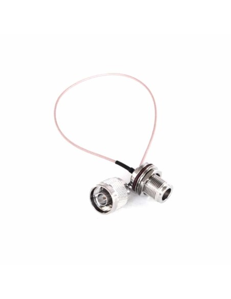 N Male to N Female bulkhead Cable 1Ft