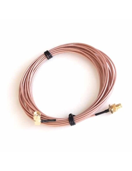 RPSMA Bulkhead to RPSMA Plug Jumper Cable 20FT
