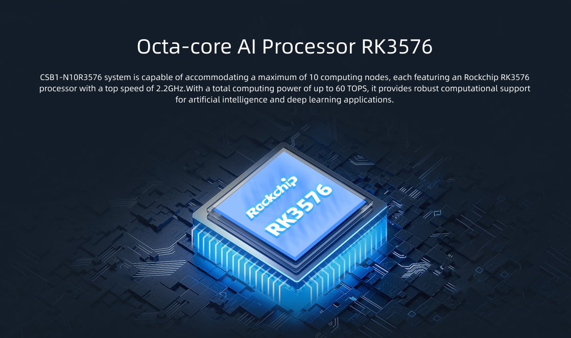 CSB1-N10R3576 Computing Power Server 60T Large Model Privatization Deployment 1U BMC Ruixin Micro