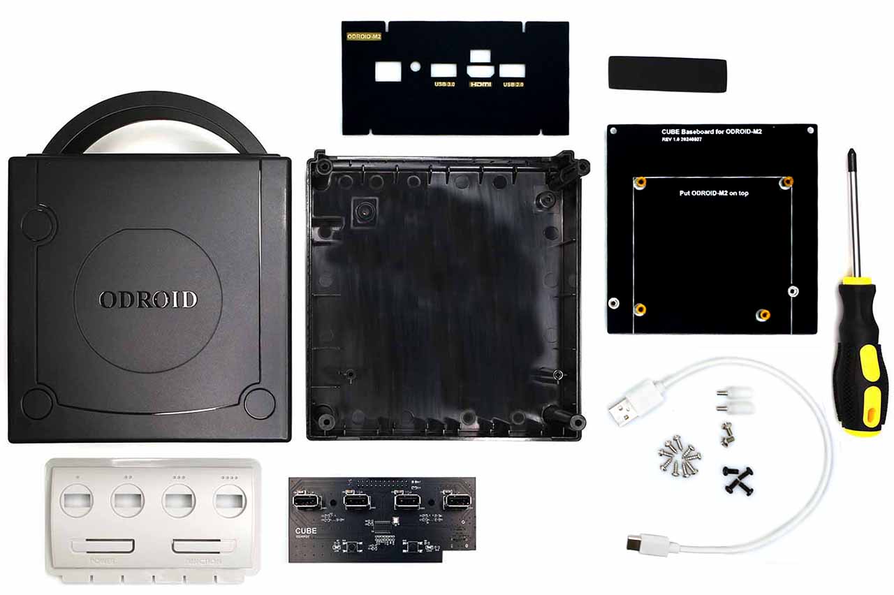 ODROID-M2 Cube Case Components