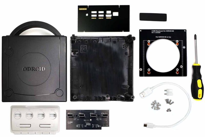 ODROID-M2 Cube Case Components