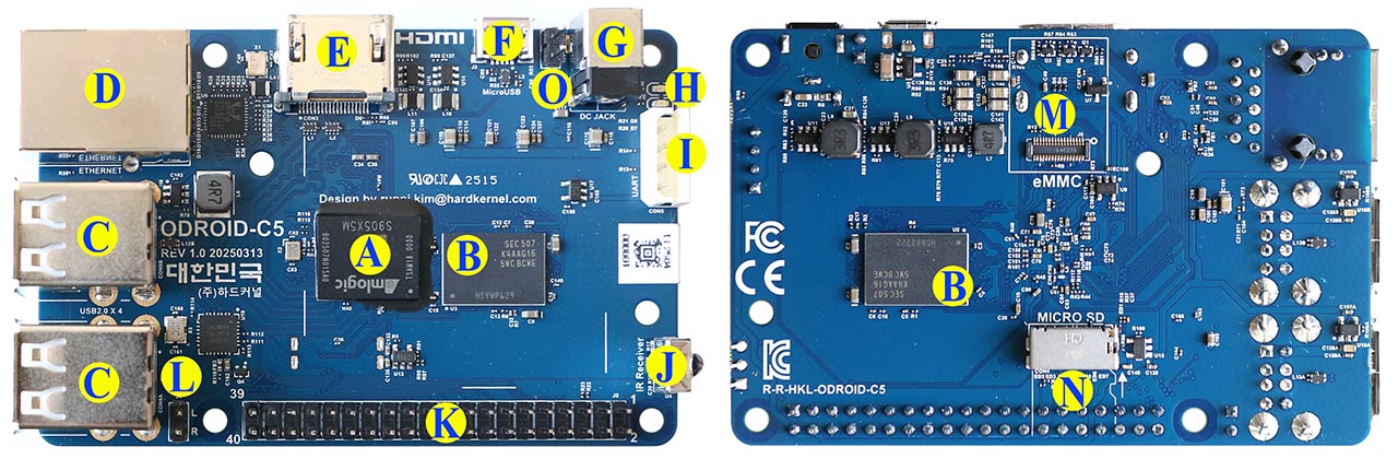 ODROID-C5 Board Details